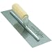 MARSHALLTOWN The Premier Line MX66 16-Inch by 4-Inch Finishing Trowel with Straight Wood Handle