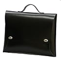 Rozan Leather Briefcase B4 Black