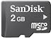 Sandisk 2GB microSD (SDSDQ-002G-S11M, Retail Package)
