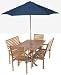 6 seater bench set - blue