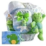 Froggy Friends Baby Gift Basket