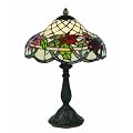 Oaks Lighting Adara Tiffany Table Lamp, 12-inch
