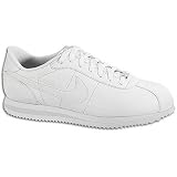 Nike - Nike Cortez Basic Leather Low Top White/Light Grey Sneaker Casual Men's Walking Shoes Streetwear.