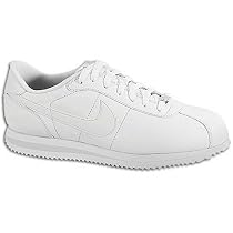 Nike Cortez Basic Leather Low Top White/Light Grey Sneaker Casual Men's Walking Shoes Streetwear.