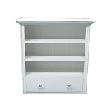 Simply Shabby Chic™ Wall Cabinet with Drawer - Sour Cream