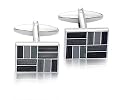 Grey/Black Fashion Cufflinks 9270