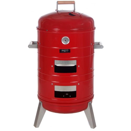 Meco Smokers - 5031 Charcoal Combo Water Smoker - Red product image