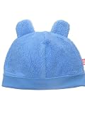 Cozie Fleece Hat with Ears by Zutano - Periwinkle - 6-12 Mths