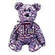 Ty Beanie Babies USA Bear Plush