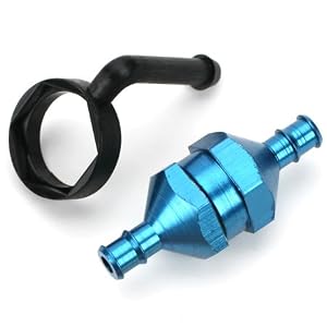 In-Line Fuel Filter, Blue Air Car from Toy RC Airplanes
