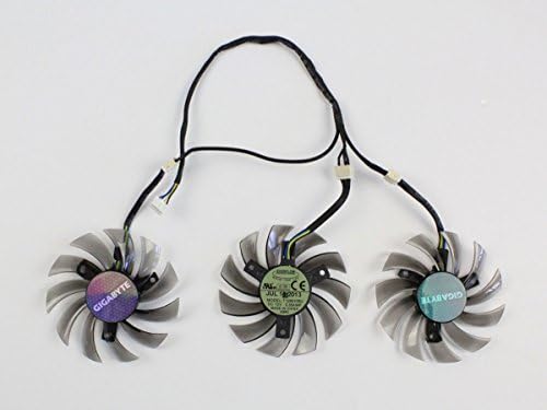 75mm 3 pcs/lot T128010SU DC 12V 0.35A 4pin Brand New Original Gigabyte GTX770 GTX670 GTX580 HD5870 GTX760 GTX680 Graphics Card Cooling Fan