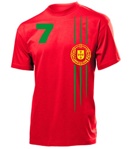 PORTUGAL FUSSBALL EM 2016 FANSHIRT 3215(H-R) Gr. L