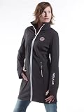 Nebulus Sweden - Manteau softshell femme - Colonne d'eau 5000 mm - Noir