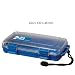 Bruchfeste Behälter wasserdicht blau 224 x 130 x 46 mm