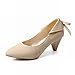 Charm Foot Fashion Womens Mid Heel Pumps Dress Shoes