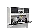 Ameriwood Home Pursuit Hutch, White/Gray