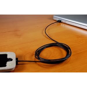 CableJive xlSync 6.5ft USB sync/charge cable for iPhone, iPod & iPad (Black)