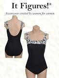 It Figures! C cup and Up Collection (larger bra cup) Cross Culture Tank Style Swimsuit RETAIL VALUE $112
