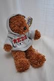 CINCINNATI REDS OFFICIAL LOGO 8IN HOODIE TEDDY BEAR