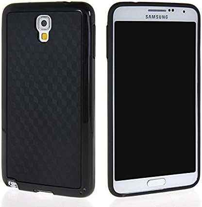 MOONCASE New Design Flexible Soft Gel Tpu Silicone Skin Slim Back Case Cover for Samsung Galaxy Note 3 Lite N7505 / Neo N750 Black