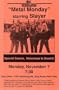 (11x17) Slayer, Motorhead, Overkill, (Tour Flyer) Music Poster