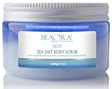 SeaOra Sea Salt Body Scrub Ocean Therapy 11oz Jar