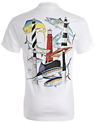 Guy Harvey Florida Lighthouses T-Shirt