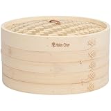 Helen Chen's Asian Kitchen Bamboo Steamer, 12-Inch