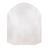 Office Chair Mat 39x49" for Carpet Floor Clear w/Cleats
