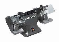 Palmgren 80271 7-Inch 1/2HP Bench Grinder, Dark Grey/Black