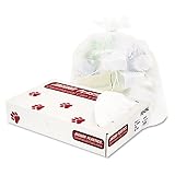 Jaguar Plastics® Regular Grade Liners, 10 gallon, 6 microns, 24 x 24, Natural, 500 per Carton