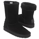 Skechers Women's Cunning - Chemist Suede Boot,Black Suede,6.5 M US