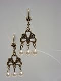 Romano Egyptian Pearl Earrings