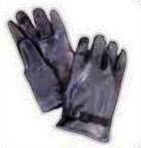Military Gloves D3 Drum-Dyed with Leather Strap Black XL (Pair) | Free Pair U.S.-Made G.I. Winter Gloves - No Added Freight