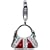 Insignum Charms Anh�nger Handtasche Zirkonia Koralle 925 Sterling Silber I264098