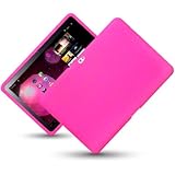 SAMSUNG P7510 GALAXY TAB 10.1 SILICONE SKIN - HOT PINK, WITH QUBITS-BRANDED ....