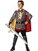 InCharacter Costumes, LLC Boys 2-7 Loyal Knight Tunic Set, Silver/Burgundy, 4