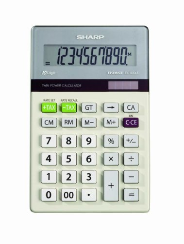 Sharp EL-334TB Semi-Desktop Basic Calculator