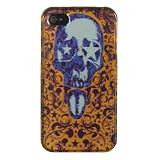 Star Eye Blue Skull on Gold Base Design Snap on Protector Hard Case Cover for Apple Iphone 4, 4th Generation Compatible for Both AT&T and Verizon 41x nVHC68L. SL160 Star Eye Blue Skull on Gold Base Design Snap on Protector Hard Case Cover for Apple Iphone 4, 4th Generation Compatible for Both AT&T and Verizon