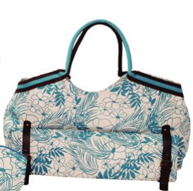 Cover image : Detachable Beach Mat with Canvas Tote by Murval of Paris