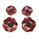 Long Anemone Earrings by Cilea (Red)