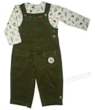 Construction Site Corduroy Overall and Tee Set