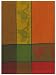 Waffle Weave 100% Cotton Owl Rust Dishtowel 18
