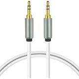 3.5mm Male To Male Stereo Audio Cable (4 Feet) by Mediabridge - Tangle-Resistant - Step Down Design - (Part# MPC-35-4TW )