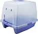 IRIS Hooded Cat Litter Box, Large, Light Purple