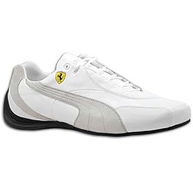 PUMA SF Pace Cat Ferrari Logo Wht Motorsports Shoe