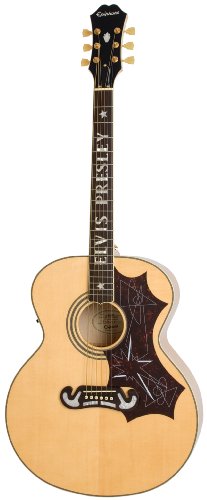 Epiphone EJ-200E Elvis Presley Acoustic-Electric Guitar, Antique Natural