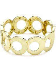 Anne Klein Gold-Tone plated Circular Stretch Bracelet