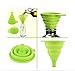 JDYYICZ New Mini Silicone Gel Foldable Collapsible Style Funnel Hopper Kitchen Tool RY(Color: Random) (Color: Multicolor)