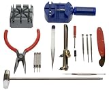 16 Piece Watch Battery and Band Replacement Tool Kit